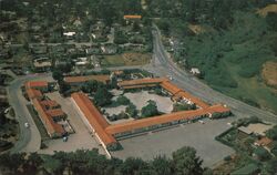 Carmel Mission Aerial View Postcard