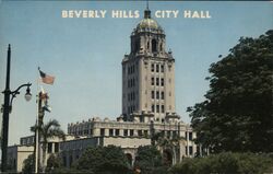Beverly Hills City Hall Postcard