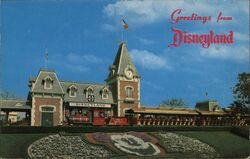 Disneyland Main Entrance, 1940s Postcard