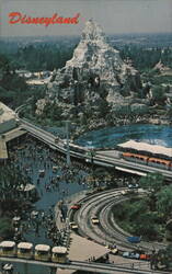 Aerial View of Disneyland Postcard