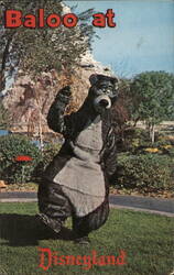 Baloo at Disneyland Postcard