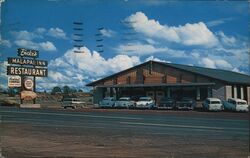 Erick's Malapai Inn Restaurant on Route 60, Show Low, Arizona Postcard