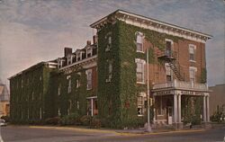 Harlan Hotel, Mt. Pleasant, Iowa Postcard