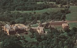 Motherhouse Novitiate, Generalate Infirmary, Sisters of Charity, B.Y.M., Mount Carmel, Dubuque, Iowa Postcard