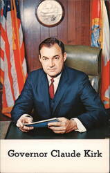 Governor Claude Kirk Postcard