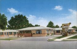 Sun Tan Motel Postcard