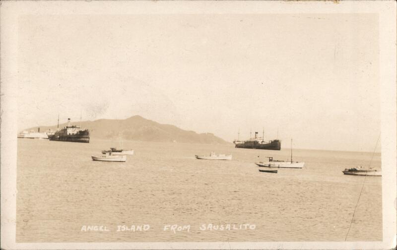 Angel Island from Sausalito San Francisco California