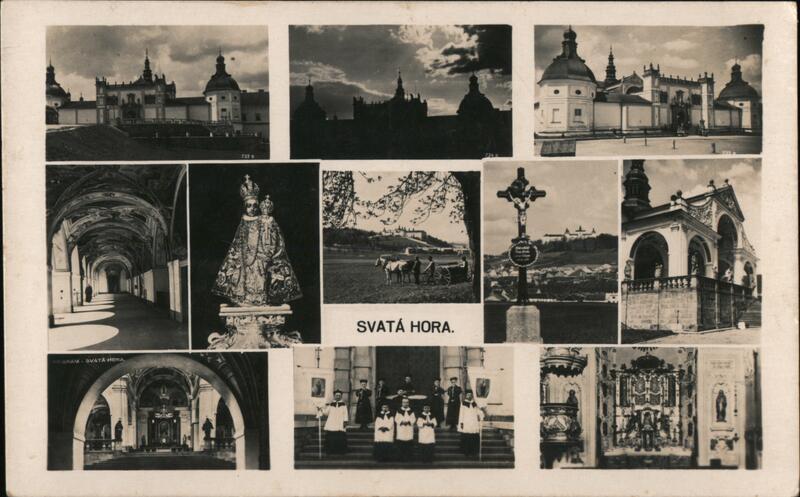 Views of Svatá Hora Czechoslovakia Eastern Europe