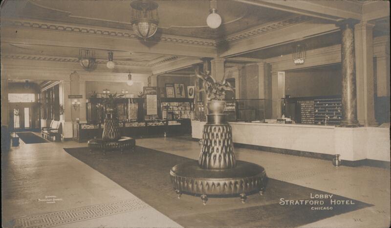 Lobby Stratford Hotel Chicago Illinois