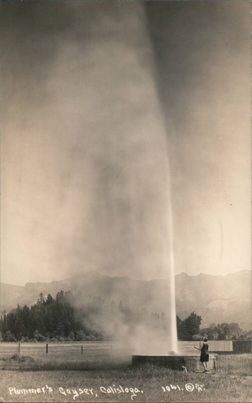 Plummer's Geyser Calistoga California