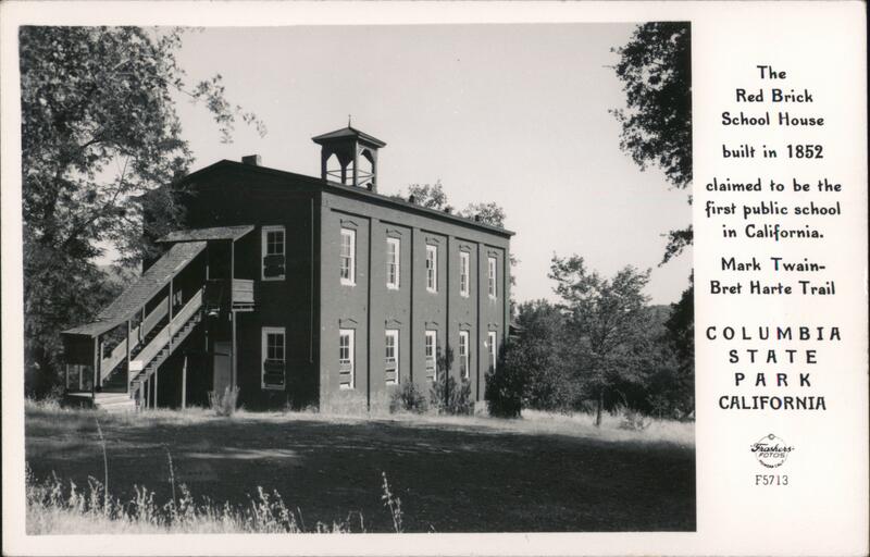 The Red Brick School House Columbia California