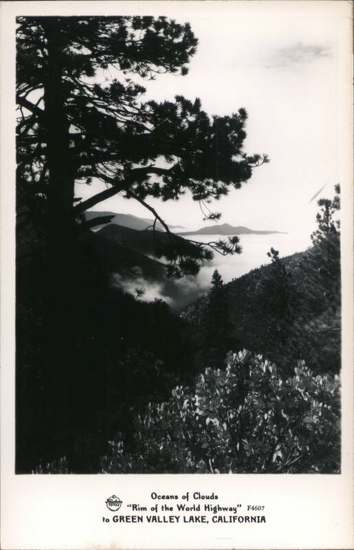 Ocean of Clouds Rim of World Highway Green Valley Lake California