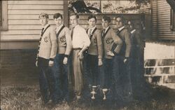 Men's Club/Team Group Photo Postcard