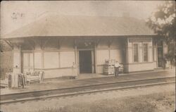 Pennsylvania Railroad Depot Postcard