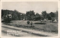 Black Oak Court, Highway 71 Three Miles from Knoxville, Phone 6-1970 Postcard