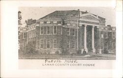 Lamar County Court House Postcard