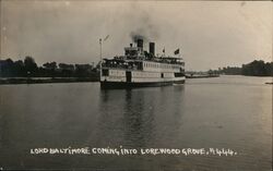 Lord Baltimore Coming into Lorewood Grove Postcard