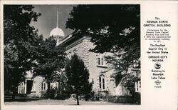 The Nevada State Capitol Building Postcard