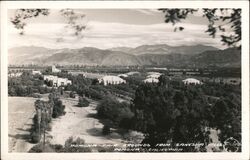 Pomona Fair Grounds from Ganesha Hills, Pomona, California Postcard