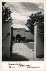 Entrance to the Patio of the La Quinta Hotel Postcard