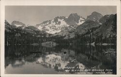 Shadow Lake - Mt. Ritter and Banner Peaks Postcard