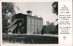 The Red Brick School House Postcard