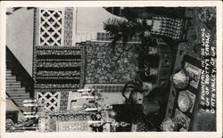 The Fountain In The Living Room Of Scotty's Castle Postcard