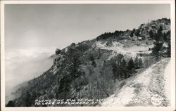 Along the Rim of The World Highway Postcard