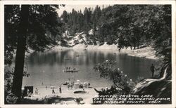 Beautiful Crystal Lake Postcard