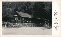 Post Office and 49'ers Tavern, Curry's Camp Baldy Postcard