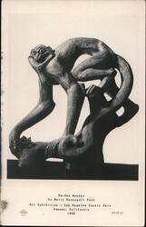Spider Monkey by Betty Davenport Ford Postcard