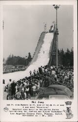 Ski Jump Postcard