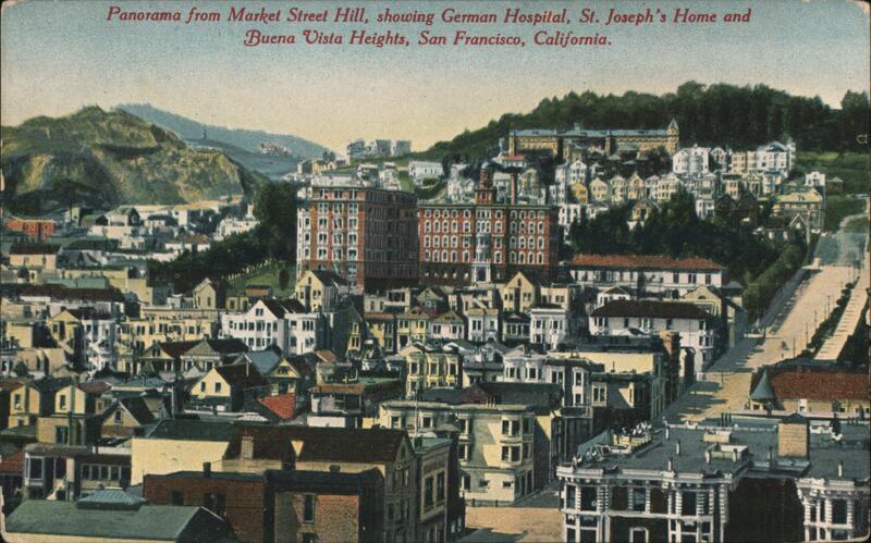 Panorama from Market Street Hill, San Francisco California