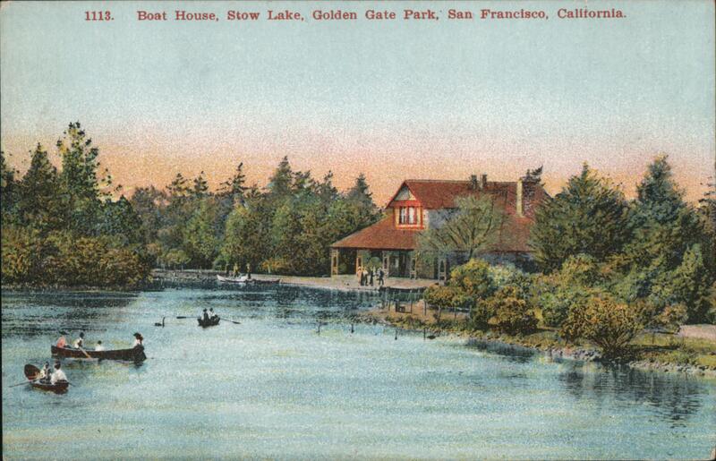 Boat House, Stow Lake, Golden Gate Park San Francisco California