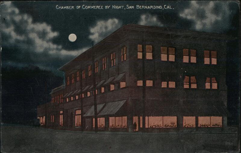 Chamber of Commerce by Night, San Bernardino California