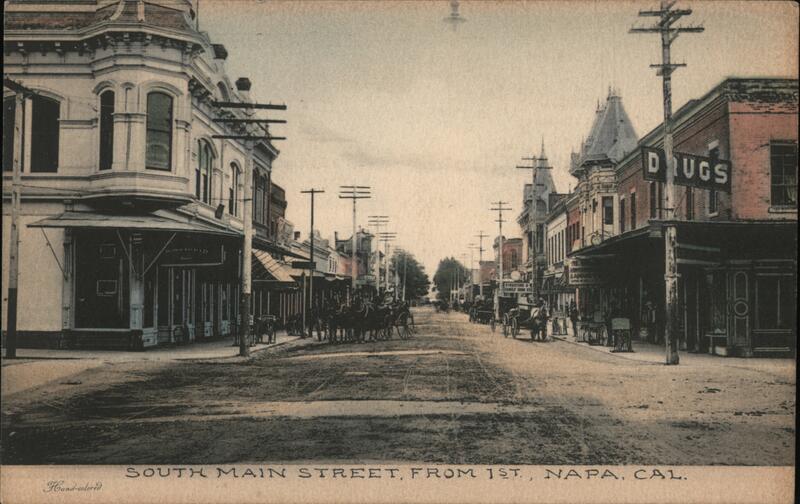 South Main Street from 1st, Napa California