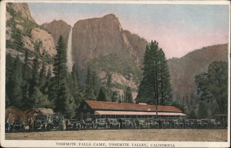 Yosemite Falls Camp, Yosemite Valley California