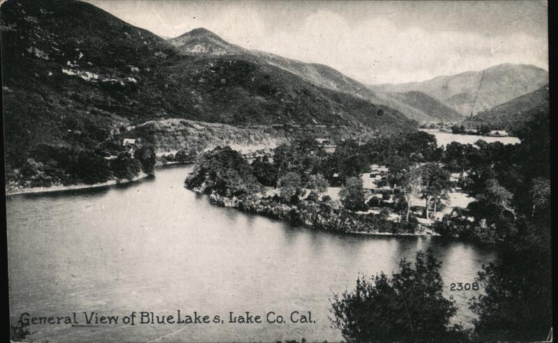 General View of Blue Lakes California
