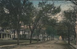 Jefferson Street, Neosho, MO Postcard