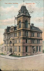 Post Office Building, Hannibal, MO Postcard