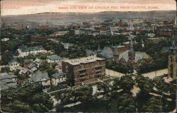 Bird's Eye View of Lincoln, Nebraska from Capitol Dome Postcard