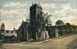 Trinity Cathedral, Omaha Postcard