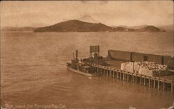 Goat Island, San Francisco Bay Postcard