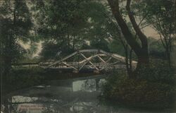 Bridge over Green Brook, Dunellen Postcard