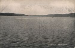 Part View of Green Pond Postcard