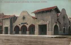 Southern Pacific and Salt Lake Station Postcard