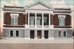 Carnegie Library, Fort Smith Postcard