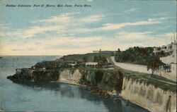 Harbor Entrance, Fort El Morro Postcard