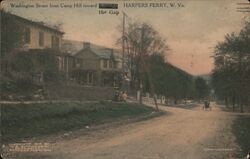 Washington Street from Camp Hill toward the Gap Postcard