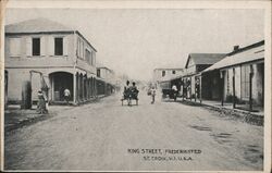 King Street, Frederiksted, St. Croix Postcard